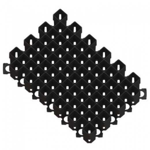 Решетка газонная РГ-60.40.3,8 пластиковая черная в Великий Новгород